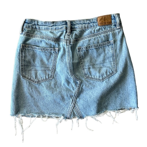 American Eagle Outfitters Denim High Waisted Mini Skirt - Picture 2 of 3